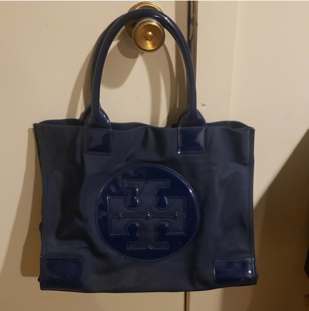 Tory Burch Dark Blue Tote